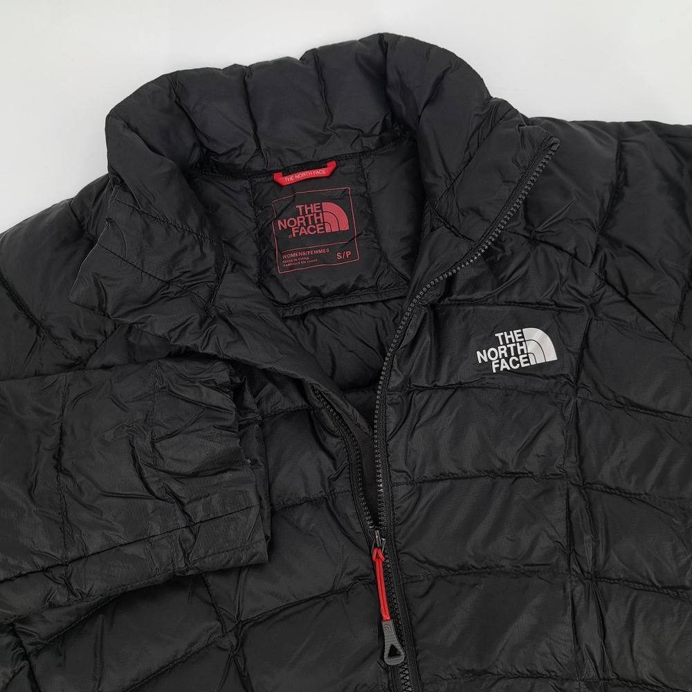 The North Face 800 Fill Down Puffer Jacket Women's Small Black Quilted
